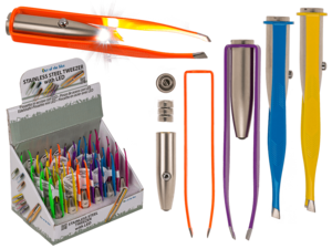 Stainless steel tweezer, Colours,