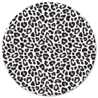 Wall circle leopard