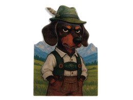 A small, white, fluffy sheep figurine with a round body and short legs, sitting on a grassy base.