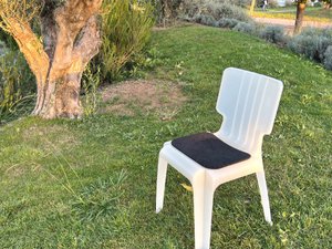 Stoelkussen comodo, 36 x 28 cm, 7 kleuren