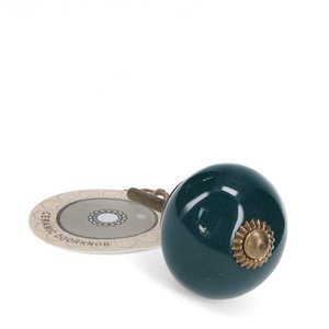 Keramische lade knop - blauw