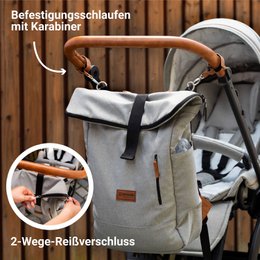 Luiertas N°6 Rugtas Zwart
