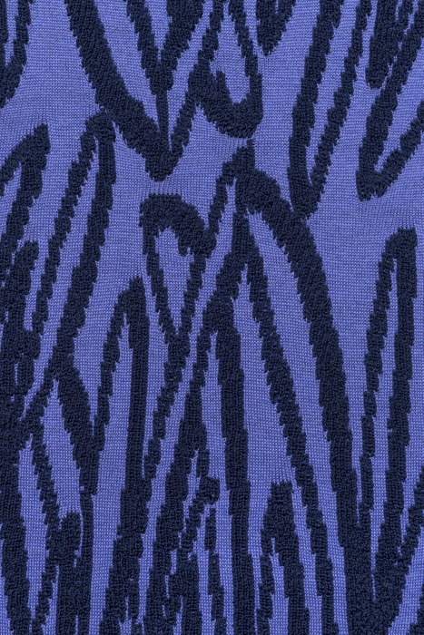 Sjaal Leaves lichtblauw / donkerblauw