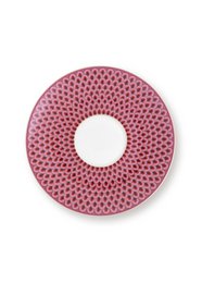 Set/2 Cups & Saucers Flower Festival Dark Pink 280ml