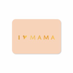 Mini card Mom (with gold foil)