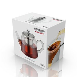 Borosilicate glass teapot with tea filter 450 ml