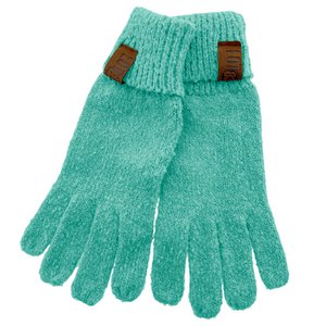 Glove Rose Turquoise