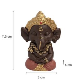 Statuette Ganesh 2 - Lucky charm - Zen and Feng Shui decoration - To create a relaxing and spiritual atmosphere - Gift idea