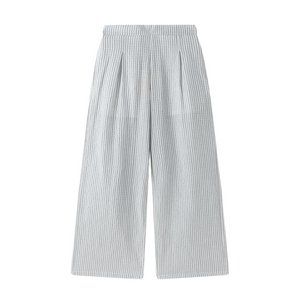 Girl's pants 7-12A gray stripes Wonder & Joy KGV96911