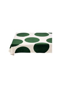 Table Cloth Dots Dark Green 150x250cm
