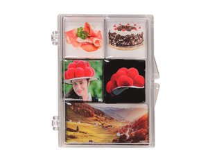 Magneet set 5 -stuk. 7x9cm, zwart bosontwerp