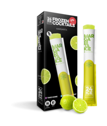 5-pack of frozen margarita cocktail pouches with lime flavor. Includes ready-to-serve, pre-mixed cocktail pouches for convenient and refreshing margaritas.