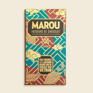 Arabica Coffee Lam Dong 64% Chocolate Bar – VIETNAM 80g