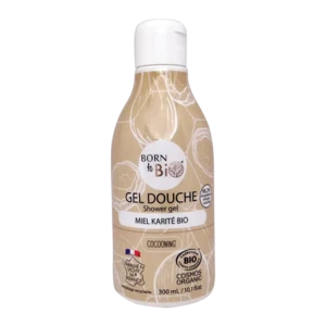 Organic Shea Honey Shower Gel Cosmos Organic - Born to Bio 300mL