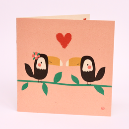 Folded card - Toucans
