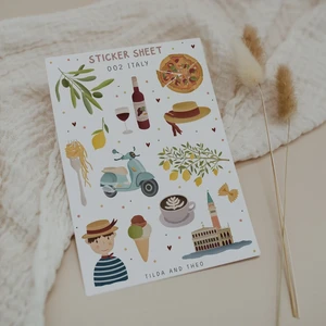 Sticker sheet - Italy