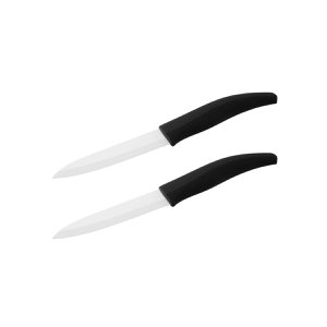 Set of 2 paring knives with 12.5 cm long ceramic blade Nirosta Céramique