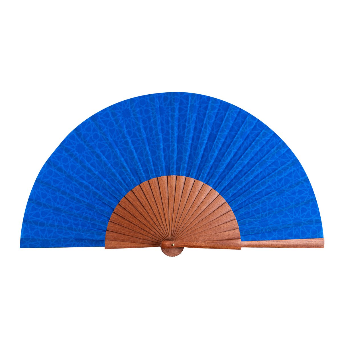 Blue silk hand fan Dalila