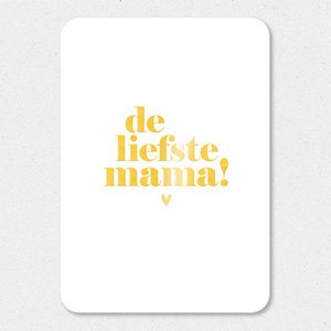 Map | The sweetest mom | Gold foil
