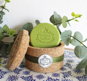 Essensias Zeep in Juwelenkistje van Kurk / Eucalyptus
