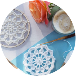 Juleferie kreativt tip! - DIY julekuglehæklesæt med træringe