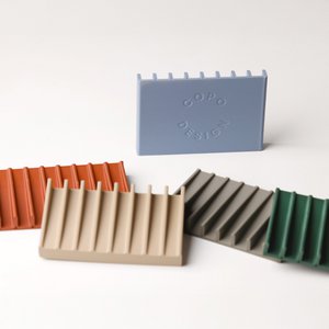 Zeepbakje - Aardse kleuren - Plasticvrij (Lijn)