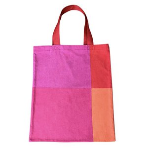 Luna -Leena -Bag Kinder Tara - Rot/Rosa/Orange - recycelte Baumwolle - handgefertigt in Nepal