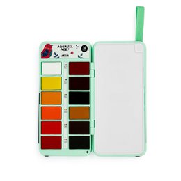 Juego de pintura de acuarela con 36 colores