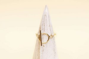 vergulde FABIOLA ring