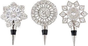 FLASCHENSTÖPSEL CRISTALLO 3 TEILIGES SET (HOFF5550)