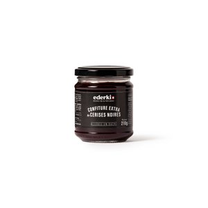 Artisanal jam of black cherries 210g