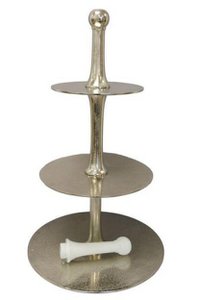 ETAGERE X3 ALU       1PC      SILVER