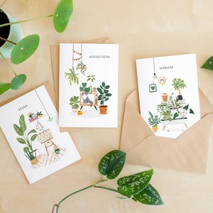 Greeting Cards Set | Plants