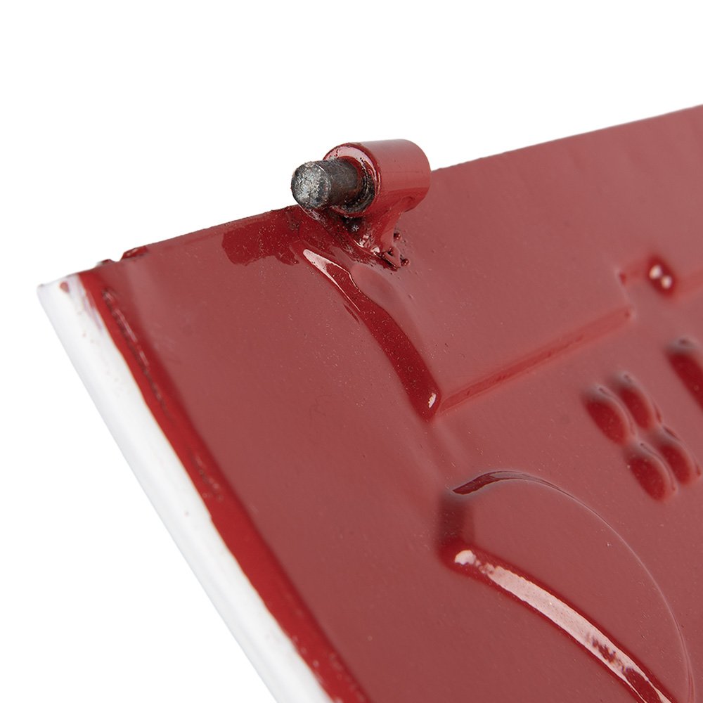 Kerstboomrok Ø 66x23 cm Rood Metaal