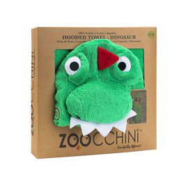 Zoocchini børnehåndklæde med hætte - Devin the Dinosaur