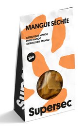 Dried mango slices, natural and organic. Vibrant orange color, chewy texture. Ideal healthy snack or ingredient.