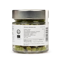 Kappertjes ( alleen ) in zeezout, bio, 115 gr