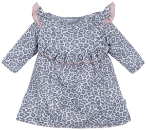 174P Leopard jurk bodysuit voor een meisje