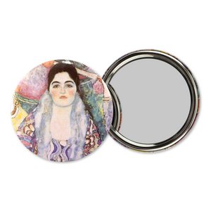 Taschenspiegel, Ø 80 mm , Gustave Klimt, Bier