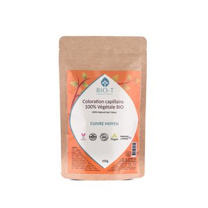 MEDIUM COPPER Plant Color - ORGANIC - 100g