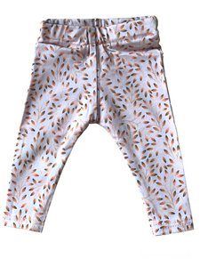 Prematuur legging "oud roze takjes"