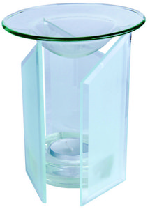 Aromalamp van glas Arctis, mat