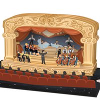 Theater pop-up card