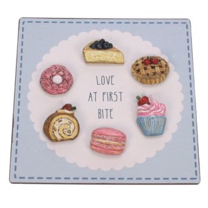 Magneetjes Banketbakkerij Set/6 