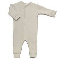 Playsuit waffle dark beige