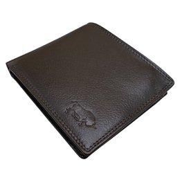 Arrigo - Pung Mænd - Brunt og Sort Læder - Billfold Model - Pung