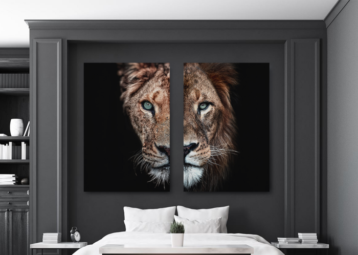 Lion and Lioness Duet Tweeluik