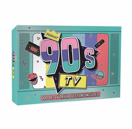 A 90s-themed trivia game with colorful retro graphics and questions about popular TV shows, movies, and music from the 1990s.
