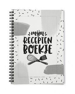 Recipe book Fillable A5 // Black White