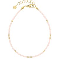 Little Beads Anklet - Soft Pink